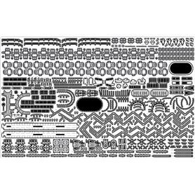 Pontos 1:350 Zestaw waloryzacyjny do IJN Musashi 1944 - DETAIL UP SET ADVANCED - HINOKI TONE DECK