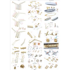 Pontos 37026FB USS BB-63 Missouri 1945 Detail up set "Advanced" (20B Deck Blue) 1/350