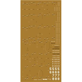Pontos 27010FN USS CV-6 Enterprise 1942 Detail up set (Teak Tone) 1/200