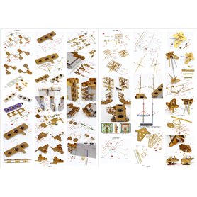 Pontos 27010FN USS CV-6 Enterprise 1942 Detail up set (Teak Tone) 1/200