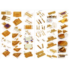 Pontos 27010FN USS CV-6 Enterprise 1942 Detail up set (Teak Tone) 1/200