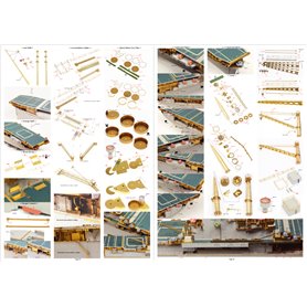 Pontos 27010FN USS CV-6 Enterprise 1942 Detail up set (Teak Tone) 1/200