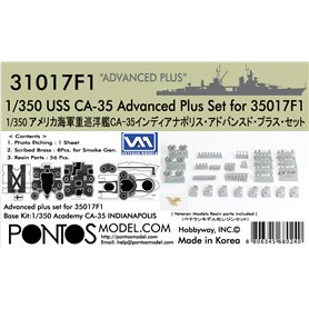 Pontos 31017F1 USS CA-35 Advanced Plus Set for 35017F1