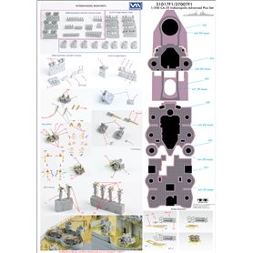Pontos 1:350 Zestaw waloryzacyjny do USS CA-35 - ADVANCED PLUS SET