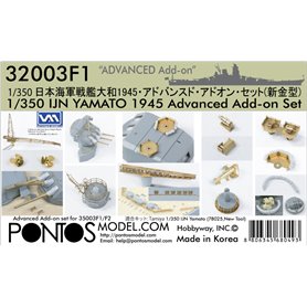 Pontos 32003F1 IJN Yamato 1945 Advanced Add-on 1/350