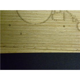 Pontos 35001WD1 IJN Yamato Wooden Deck set 1/350