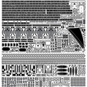 Pontos 1:350 Zestaw waloryzacyjny do HMS Dreadnought - DETAIL UP SET