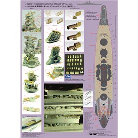 Pontos 1:350 Zestaw waloryzacyjny do IJN Yamato - DETAIL SET UP