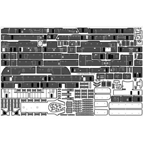 Pontos 35026FN USS BB-63 Missouri 1945 Detail up set (Teak Tone) 1/350