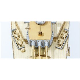 Pontos 35026FN USS BB-63 Missouri 1945 Detail up set (Teak Tone) 1/350