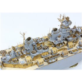 Pontos 35026FN USS BB-63 Missouri 1945 Detail up set (Teak Tone) 1/350
