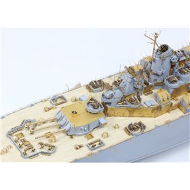 Pontos 35026FN USS BB-63 Missouri 1945 Detail up set (Teak Tone) 1/350