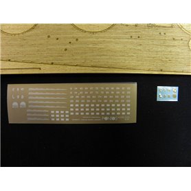 Pontos 35029WD1 IJN Yamato Wooden Deck set 1/350 New Tool