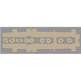 Pontos 35031WD1 SMS Emden/Dresden Wooden Deck set Type 1 1/350