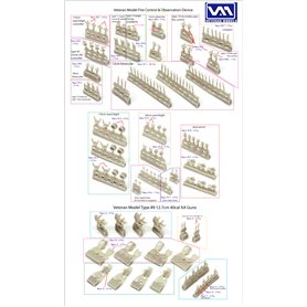 Pontos 1:350 Zestaw waloryzacyjny do IJN Nagato 1941 - DETAIL UP SET