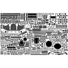 Pontos 1:350 Zestaw waloryzacyjny do IJN Nagato 1941 - DETAIL UP SET