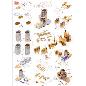 Pontos 1:350 Zestaw waloryzacyjny do IJN Nagato 1941 - DETAIL UP SET