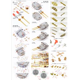 Pontos 1:350 Zestaw waloryzacyjny do IJN Nagato 1941 - DETAIL UP SET