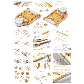 Pontos 1:350 Zestaw waloryzacyjny do IJN Nagato 1941 - DETAIL UP SET