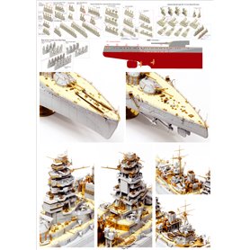 Pontos 1:350 Zestaw waloryzacyjny do IJN Nagato 1941 - DETAIL UP SET