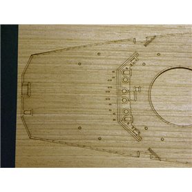 Pontos 35005WD1 IJN Musashi Wooden Deck set 1/350