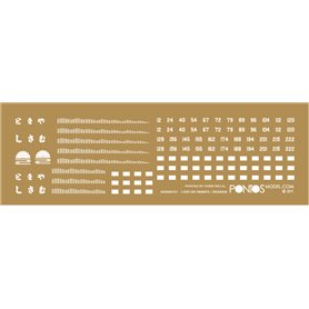Pontos 35005WD1 IJN Musashi Wooden Deck set 1/350