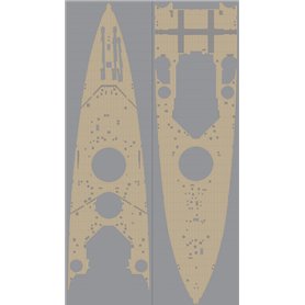Pontos Drewniany pokład do HMS Prince of Wales