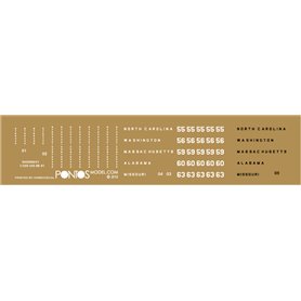 Pontos 1:350 Drewniany pokład do USS BB-55 North Carolina