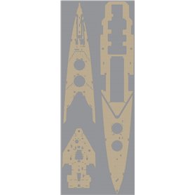 Pontos 1:350 Drewniany pokład do HMS Hood