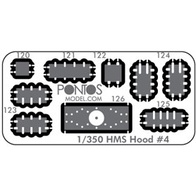 Pontos 1:350 Drewniany pokład do HMS Hood