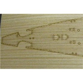 Pontos 35012WD1 DKM Scharnhorst Wooden Deck set Type 1 1/350
