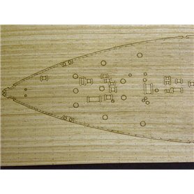 Pontos 35008WD1 HMS King George V Wooden Deck set 1/350