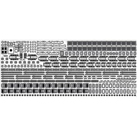 Pontos 35008F1 USS BB-62 New Jersey 1982 Detail up set 1/350