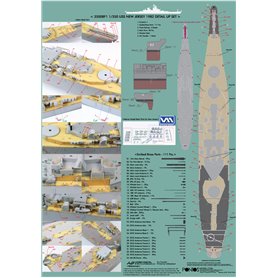 Pontos 35008F1 USS BB-62 New Jersey 1982 Detail up set 1/350