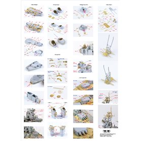 Pontos 35008F1 USS BB-62 New Jersey 1982 Detail up set 1/350