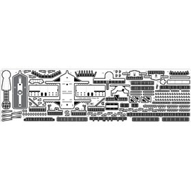 Pontos 1:350 Zestaw waloryzacyjny do USS BB-63 Missouri 1991 - DETAIL UP SET