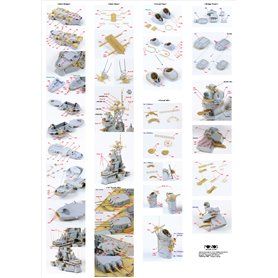 Pontos 1:350 Zestaw waloryzacyjny do USS BB-63 Missouri 1991 - DETAIL UP SET