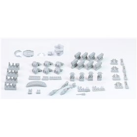 Pontos 35010F1 USS BB-64 Wisconsin 1991 Detail up set 1/350