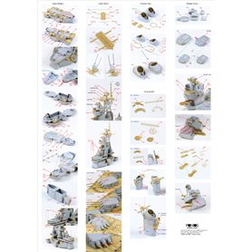 Pontos 1:350 Zestaw waloryzacyjny do USS BB-63 Missouri - DETAIL UP SET