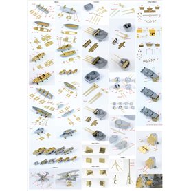 Pontos 1:350 Zestaw waloryzacyjny do HMS King George V 1941 - DETAIL UP SET