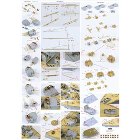 Pontos 1:350 Zestaw waloryzacyjny do HMS King George V 1941 - DETAIL UP SET