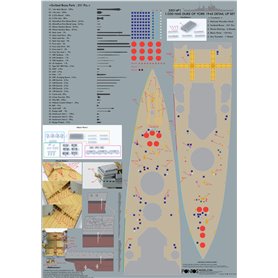 Pontos 35014F1 HMS Duke of York 1943 Detail up set 1/350