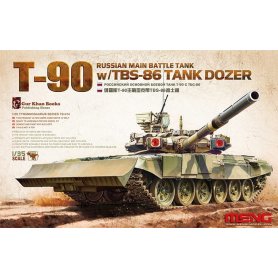 Meng 1:35 T-90 with TBS-86 tank dozer
