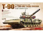 Meng 1:35 T-90 ze spycharką TBS-86