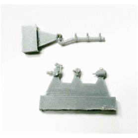 Pontos 1:350 Zestaw waloryzacyjny do USS CA-35 Indianapolis 1945 - DETAIL UP SET