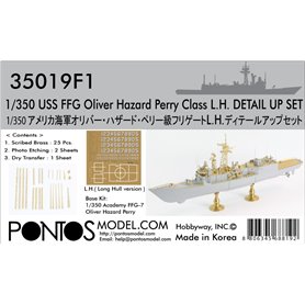 Pontos 1:350 Zestaw waloryzacyjny do USS FFG Oliver Hazard Perry Class - DETAIL UP SET