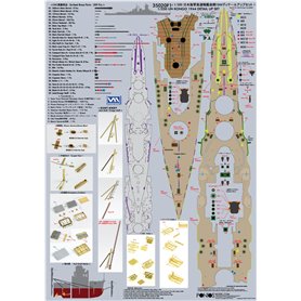 Pontos 1:350 Zestaw waloryzacyjny do IJN Kongo 1944 - DETAIL UP SET