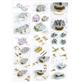 Pontos 1:350 Zestaw waloryzacyjny do IJN Kongo 1944 - DETAIL UP SET