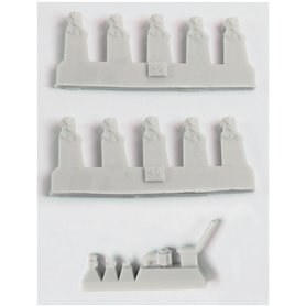 Pontos 1:350 Zestaw waloryzacyjny do USS BB-35 Texas 1945 - DETAIL UP SET - 20B DECK BLUE