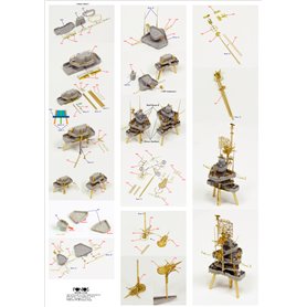 Pontos 1:350 Zestaw waloryzacyjny do USS BB-35 Texas 1945 - DETAIL UP SET - 20B DECK BLUE